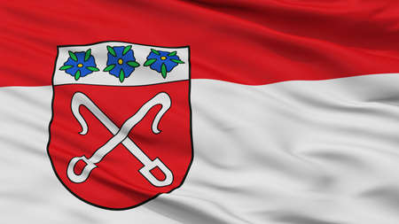 Rahden City Flag, Country Germany, Closeup Viewの写真素材