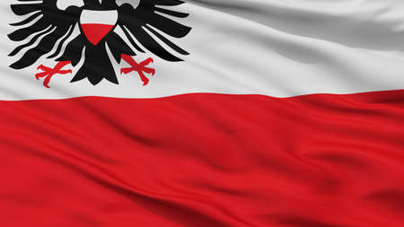 Lubeck City Flag, Country Germany, Closeup Viewの写真素材