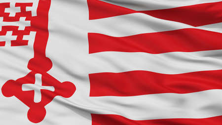Soest City Flag, Country Germany, Closeup Viewの写真素材
