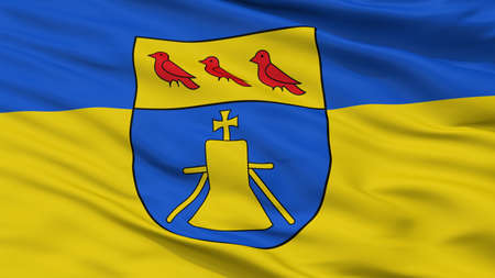 Velen City Flag, Country Germany, Closeup Viewの写真素材