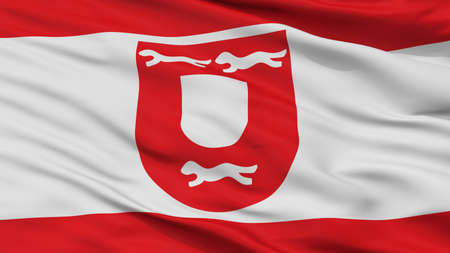 Wesel City Flag, Country Germany, Closeup Viewの写真素材