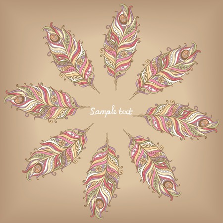 Doily round lace patternのイラスト素材