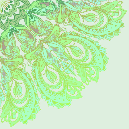 Vector Mandala background. Ornament Patternのイラスト素材