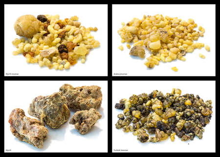 Myrrh incense, Arabia incense, myrrh, turkish incenseの写真素材