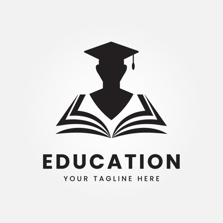 education logo icon design vector illustrationのイラスト素材