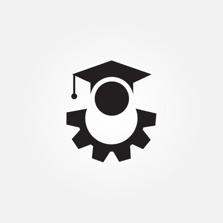 education logo icon design vector illustrationのイラスト素材