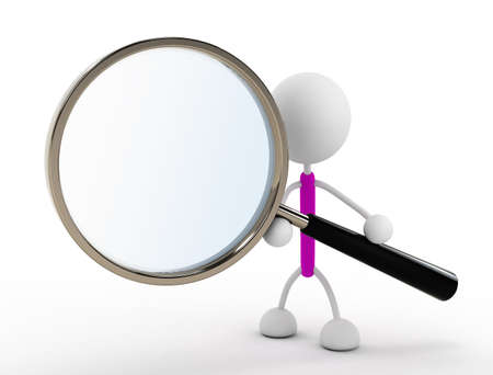 magnifying glassの写真素材