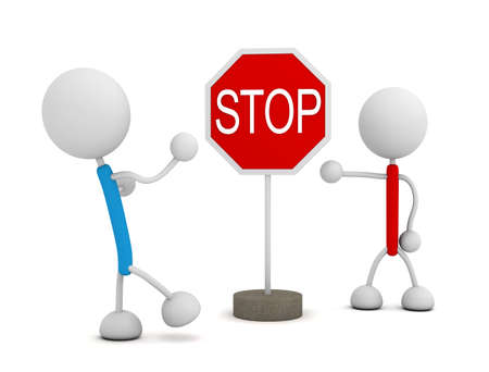 STOP Illustrationsの写真素材