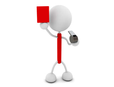 Red card Illustrationsの写真素材