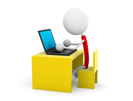 Laptop Illustrationsの写真素材