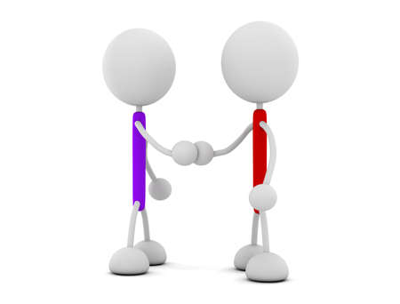 Handshake Illustrationsの写真素材