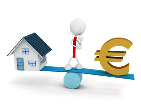 Money and houseの写真素材