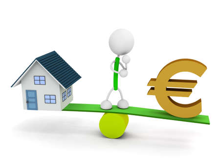 Money and houseの写真素材