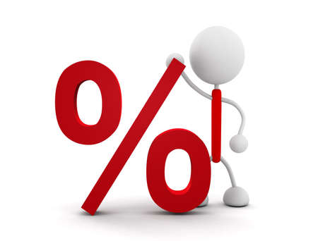 Percentage Illustrationsの写真素材