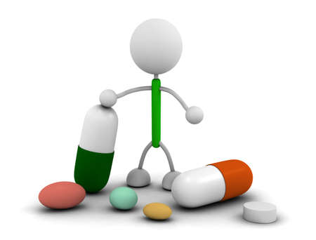 Medicine capsuleの写真素材