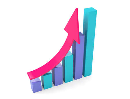 Graph Illustrationsの写真素材
