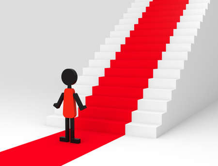 Characters with red Carpetの写真素材