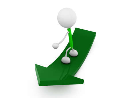 Arrow 3d illustration
