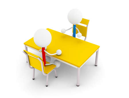 Communication 3d illustrationの写真素材