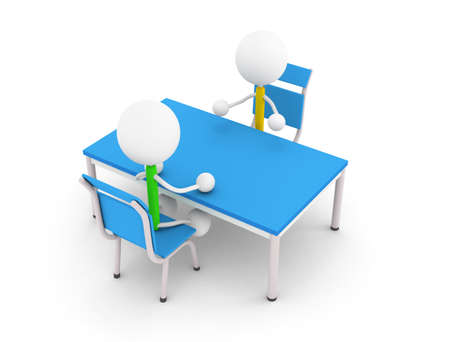 Communication 3d illustrationの写真素材