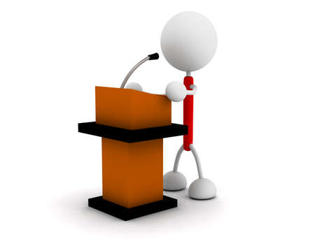 Speech Illustrationsの写真素材