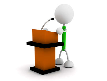 Speech Illustrationsの写真素材