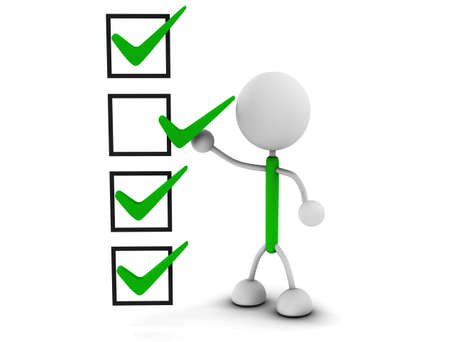 Check list Illustrationsの写真素材