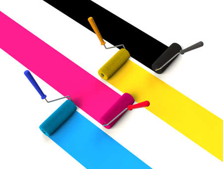 Paint rollerの写真素材