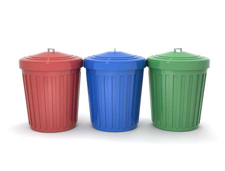 Garbage canの写真素材