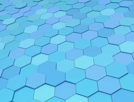 Hexagon backgroundの写真素材