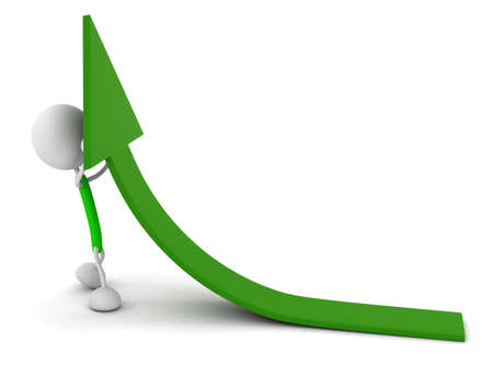 Upward arrowの写真素材