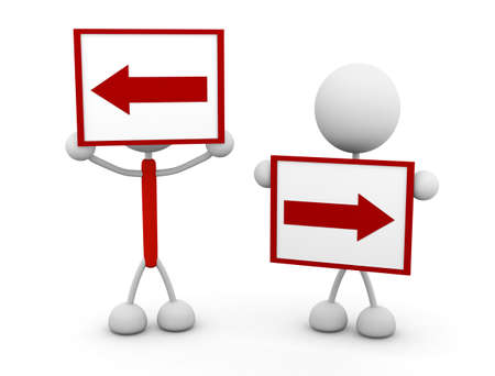 Arrow guideの写真素材