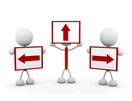 Arrow guideの写真素材