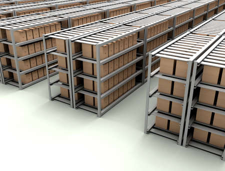 Warehouse interiorの写真素材