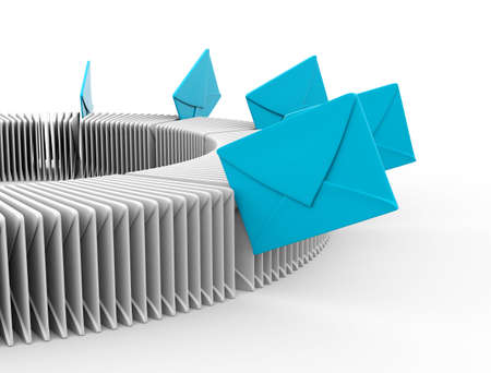 Bunch of lettersの写真素材