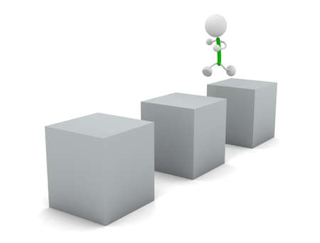 Jump overの写真素材