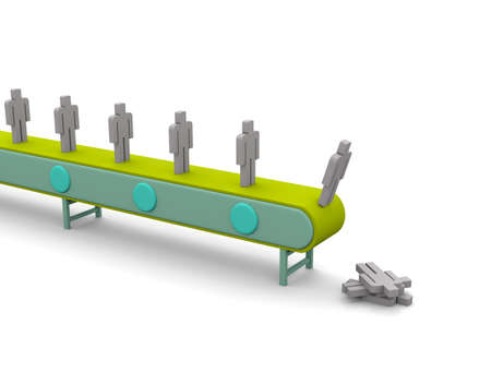 Falling pictogramの写真素材