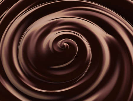Melting chocolate backgroundの写真素材