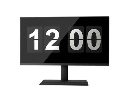 display digital watchの写真素材