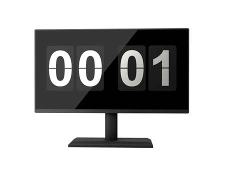 display digital watchの写真素材