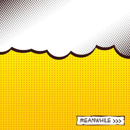 Comic book page. Background vector gradient.のイラスト素材