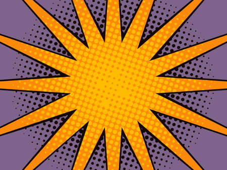 Comic background template. Vector art.のイラスト素材