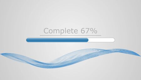 Download screen on white background
