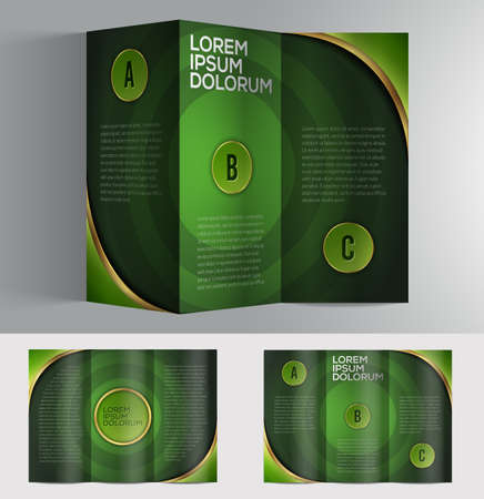 graphic professional business brochure design for your companyのイラスト素材