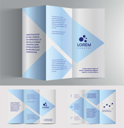 Vector graphic elegant business brochure design for your company in vibrant colorsのイラスト素材