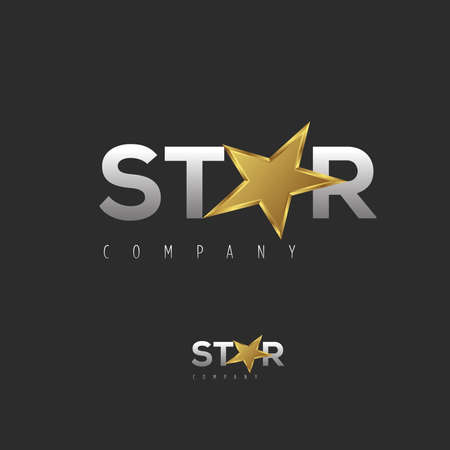 Vector graphic symbol with stylized starのイラスト素材