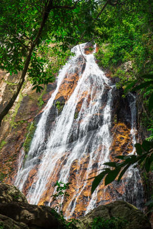 Na Mueang waterfallの写真素材