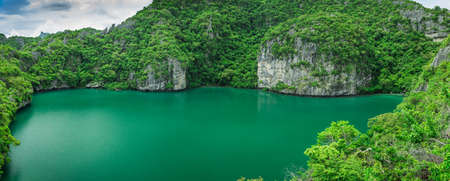 Thale Nai, emerald lakeの写真素材