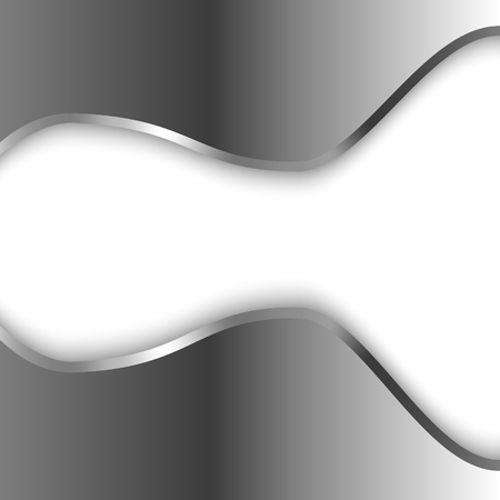 vector metal on white backgroundのイラスト素材