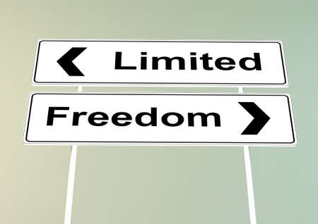 This label media to choose the path of life, Perspective view の写真素材